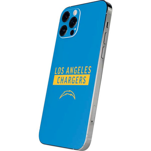 NFL Los Angeles Chargers Blue Performance Series iPhone 12 Pro Max Skin